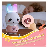 Alilo Honey Bunny - Dětský hudební přehrávač a bluetooth reproduktor, růžový, EN