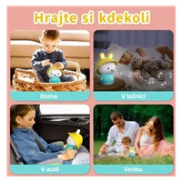 Alilo Baby Bunny - Dětský hudební přehrávač a bluetooth reproduktor, EN