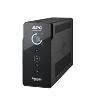 APC Back-UPS Pro 650VA / 400 W, 6 zásuvek IEC, rozhraní LCD, nabíjecí porty USB, Tower, 230 V