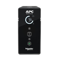 APC Back-UPS Pro 650VA / 400 W, 6 zásuvek IEC, rozhraní LCD, nabíjecí porty USB, Tower, 230 V