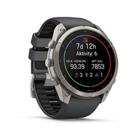 Garmin fenix® 9 Pro – inReach®, 47mm, Titanium se silikonovým řemínkem Graphite/Black
