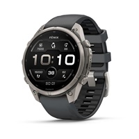 Garmin fenix® 9 Pro – 47mm, Titanium se silikonovým řemínkem Graphite/Black