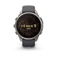 Garmin fenix® 9 Pro – 47mm, Titanium se silikonovým řemínkem Graphite/Black