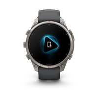 Garmin fenix® 9 Pro – 47mm, Titanium se silikonovým řemínkem Graphite/Black
