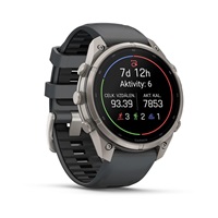 Garmin fenix® 9 Pro – 51mm, Titanium se silikonovým řemínkem Graphite/Black
