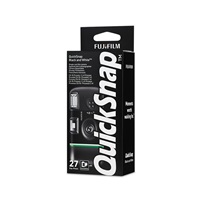 Fujifilm QuickSnap Black and White 400 27-EX - jednorázový fotoaparát černobílý
