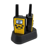 EVOLVEO FreeTalk 2W, PMR vysílačka s výkonem 0,5 a 2W, žlutočerná