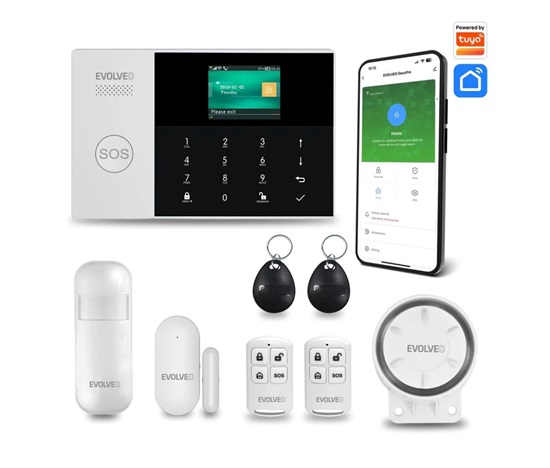 EVOLVEO SecuPro2, chytrý bezdrátový GSM&Wi-Fi zabezpečovací systém