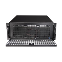 CHIEFTEC skříň Rackmount 4U ATX/EATX UNC-409S-AIO-OP, bez zdroje, Black