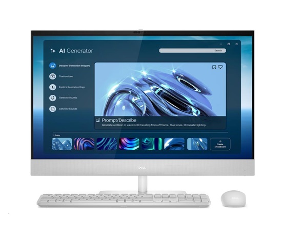 DELL PC AiO 27 All-in-One EC27260 27" FHD Touch/U7-355/32GB/1TSSD/FHD/Integrated/WLAN/Kb&Mse/W11 Pro/3Y PS NBD