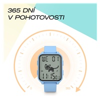 LAMAX FitKid1 Blue - sportovní hodinky pro děti