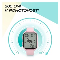 LAMAX FitKid1 Pink - sportovní hodinky pro děti