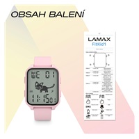 LAMAX FitKid1 Pink - sportovní hodinky pro děti
