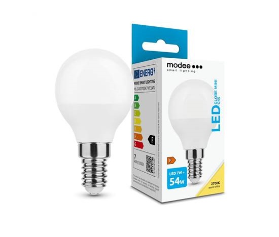 Modee E14 7W mini globe LED teplá 2700K