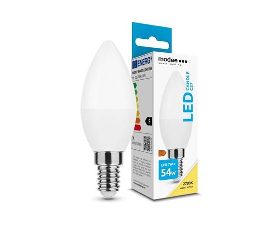 Modee E14 7W svíčka LED teplá 2700K