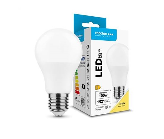 Modee E27 13,8W A60 LED teplá 2700K