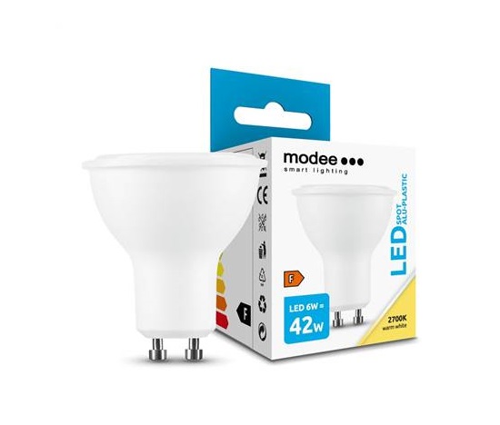 Modee GU10 6W LED teplá 2700K