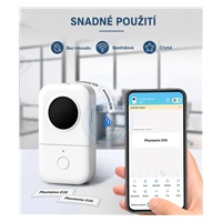Phomemo Tiskárna štítků D30, zelená + role štítků 100 ks (12x40 mm)
