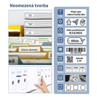 Phomemo Tiskárna štítků D30, zelená + role štítků 100 ks (12x40 mm)