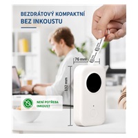 Phomemo Tiskárna štítků D30, zelená + role štítků 100 ks (12x40 mm)