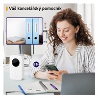 Phomemo Tiskárna štítků D30, zelená + role štítků 100 ks (12x40 mm)