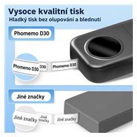 Phomemo Tiskárna štítků D30, zelená + role štítků 100 ks (12x40 mm)