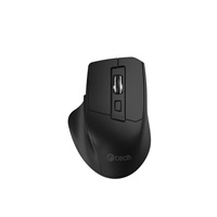 BAZAR - C-TECH myš Ergo WLM-05, bezdrátová, 1600DPI, 6 tlačítek, USB nano receiver, černá, poškozený obal