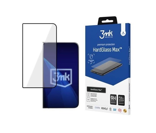 3mk tvrzené sklo HardGlass Max Black pro Apple iPhone Duo