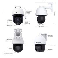 TP-Link VIGI C540S(4mm), IP PT kamera, 4MP, LED 30m, ColorPro