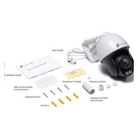 TP-Link VIGI C540S(4mm), IP PT kamera, 4MP, LED 30m, ColorPro