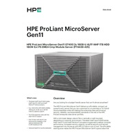 HPE PL MicroServer Gen11 G7400 (3.7/2C4T/46W) 16G VROC 4LFF-NHP noHDD 4p1G NBD111 Smart Choice