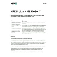 HPE PL ML30g11 6315P (2.8G/4C4T) 1x16G 4LFF/SFF-NHP noHDD 1x350 VROC 4p1G NBD311 Smart Choice
