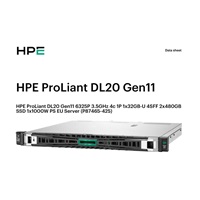 HPE PL DL20g11 6325P (3.5G/4C8T) 2x16G (P64336) VROC 4SFF noHDD 4p1G 1x1000W NBD333 Smart Choice
