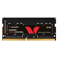 VERBATIM SODIMM DDR4 16GB 3200MHz Single Pack without Heatsink