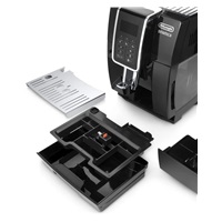 BAZAR - DeLonghi Dinamica ECAM 350.55.B automatický kávovar, 15 bar, vestavěný mlýnek, mléčný systém, zásobník na mletou