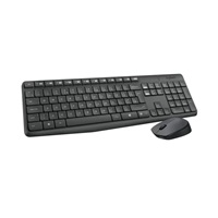 BAZAR - Logitech Wireless Desktop MK235, CZ/SK, poškozený obal