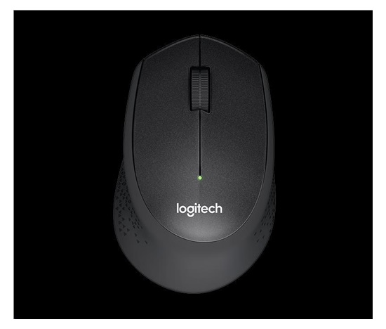 BAZAR - Logitech Wireless Mouse M330 Silent Plus, black, poškozený obal