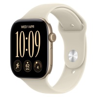 Apple Watch Series 12 GPS 42mm Light Gold Aluminium Case with Sand Sport Band - M/L