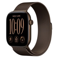 Apple Watch Series 12 GPS 42mm Dark Bronze Aluminium Case with Dark Bronze Milanese Loop