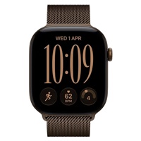 Apple Watch Series 12 GPS 46mm Dark Bronze Aluminium Case with Dark Bronze Milanese Loop - S/M