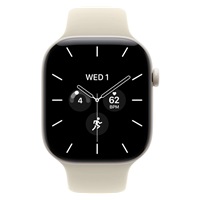 Apple Watch Series 12 GPS + Cellular 42mm Pearl White Ceramic Case with Sand Sport Band - S/M