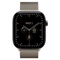 Apple Watch Series 12 GPS + Cellular 46mm Natural Titanium Case with Natural Milanese Loop - M/L