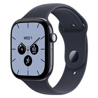 Apple Watch Series 12 GPS + Cellular 46mm Night Blue Ceramic Case with Navy Blue Sport Band - S/M