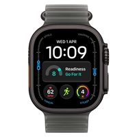 Apple Watch Ultra 4 GPS + Cellular 49mm Black Titanium Case with Translucent Black Ocean Band