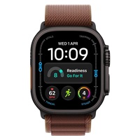 Apple Watch Ultra 4 GPS + Cellular 49mm Black Titanium Case with Burgundy Alpine Loop - M