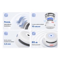 BAZAR - X-Sense XS01 Samostatný detektour kouře s vestavěnou 10letou baterií - Poškozený obal (Komplet)