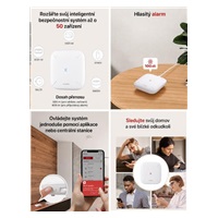 BAZAR - X-Sense SBS50 Centrální jednotka pro bezpečnostní RF systém X-Sense s mobilní aplikací - Poškozený obal (Komplet