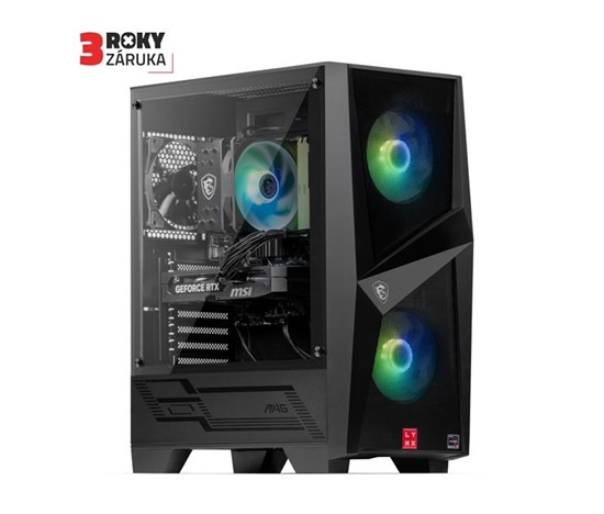 LYNX Challenger Ryzen 5 5600X 16GB 1TB SSD NVMe RTX 5060 Ti 8G W11 Home by MSI