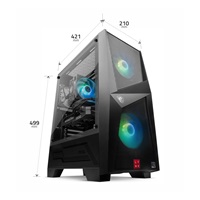 LYNX Challenger Ryzen 5 5600X 16GB 1TB SSD NVMe RTX 5060 Ti 8G W11 Home by MSI