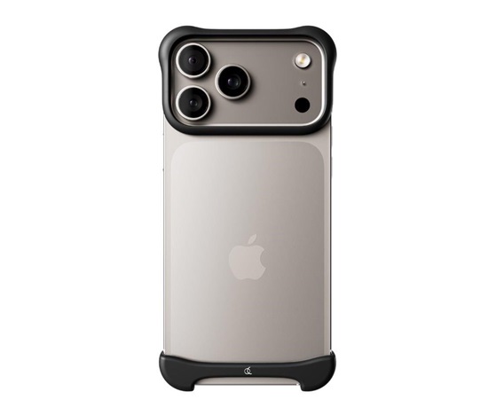 Arc Pulse - hliníkový ochranný rám na iPhone 18 Pro, matně černý